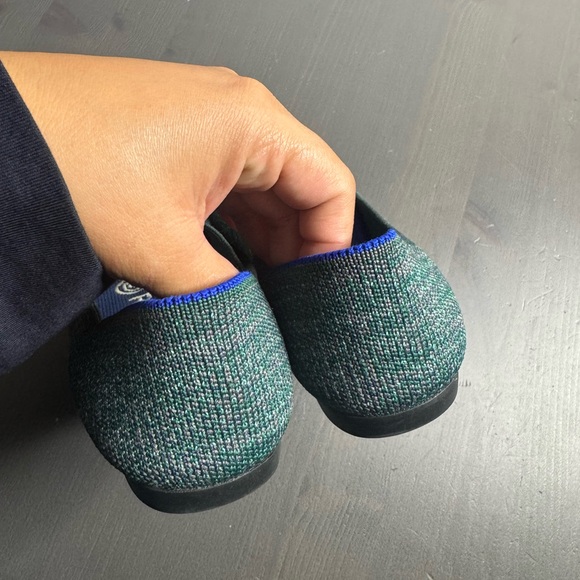 Rothy’s aqua heather pointed toe flats - Picture 4 of 6